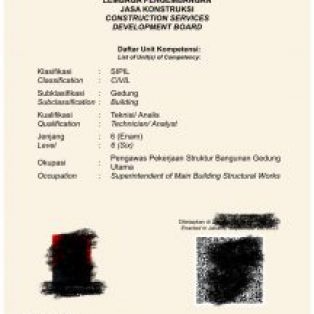 Pembuatan SKK Jenjang 6