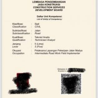 Pembuatan SKK Jenjang 5